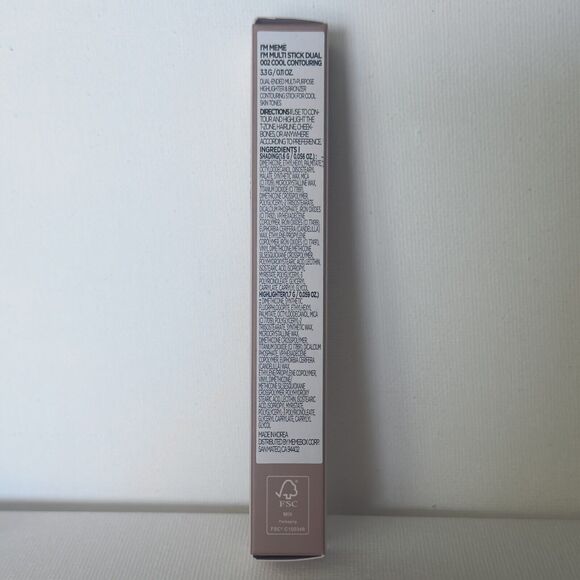 I'M MEME I'm Multi Stick Dual Highlighter Bronzer 002 Cool Contouring 3.3g NIB - Picture 4 of 6